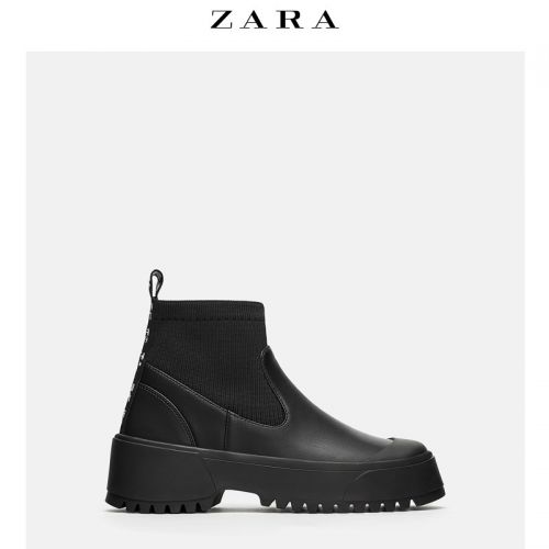 Bottes hiver pour femme ZARA Semelles en Caoutchouc - Ref 3247635