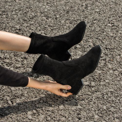 Bottes hiver pour femme Semelles en Caoutchouc - Ref 3247668