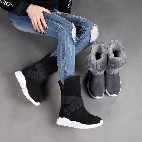 Bottes hiver pour femme STROLLER SINGE PETIT SE PROMENANT Semelles en Caoutchouc - Ref 3247726