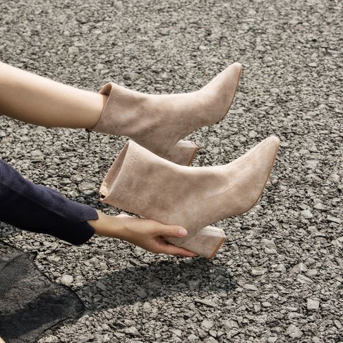 Bottes hiver pour femme Semelles en Caoutchouc - Ref 3248027