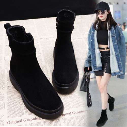 Bottes hiver pour femme Semelles en Caoutchouc moussant - Ref 3248100
