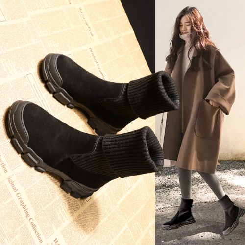 Bottes hiver pour femme Semelles en Caoutchouc - Ref 3248121