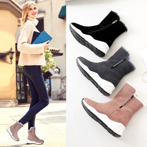 Bottes hiver pour femme BIURSTA Semelles en Caoutchouc - Ref 3248177
