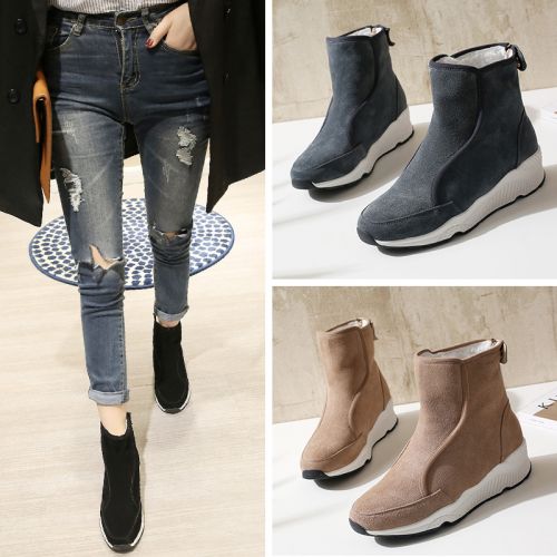 Bottes hiver pour femme Semelles en Caoutchouc - Ref 3248210
