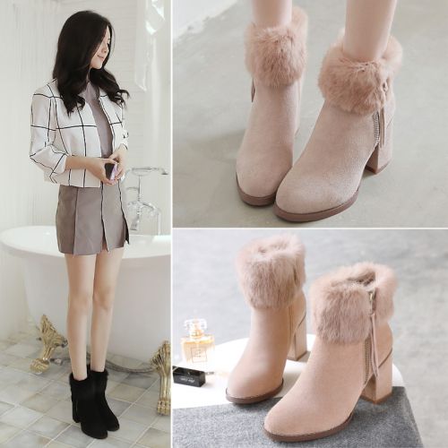 Bottes hiver pour femme Semelles en Caoutchouc - Ref 3248281