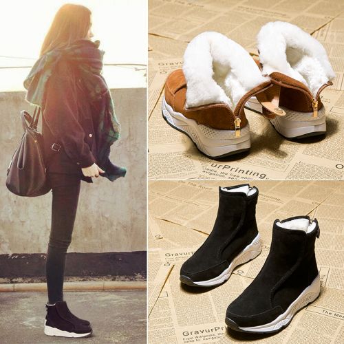 Bottes hiver pour femme Semelles en Caoutchouc - Ref 3248464