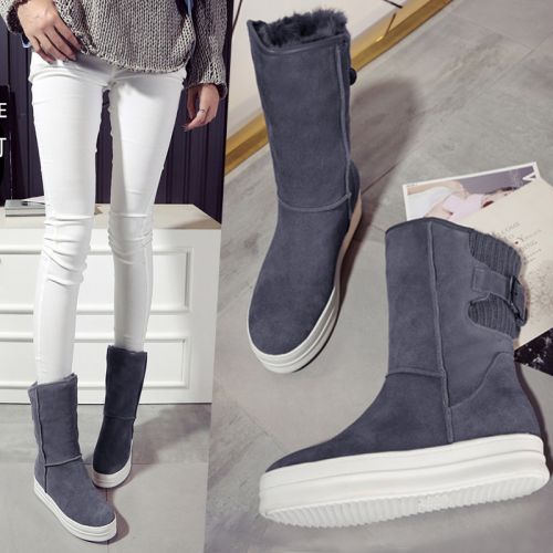Bottes hiver pour femme Semelles en Caoutchouc - Ref 3248468