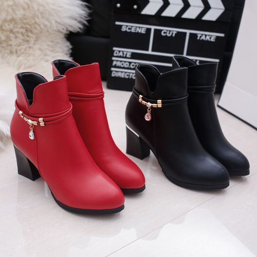 Bottes hiver pour femme SVGAG Semelles en Caoutchouc - Ref 3248478