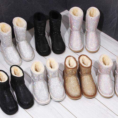 Bottes hiver pour femme KOZRNG Semelles en Caoutchouc moussant - Ref 3248484
