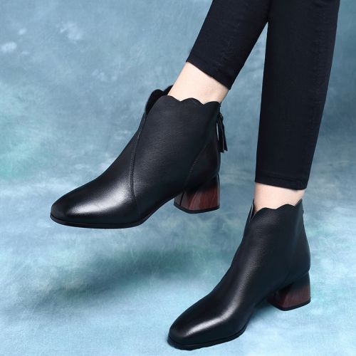 Bottes hiver pour femme Semelles en Caoutchouc - Ref 3248746
