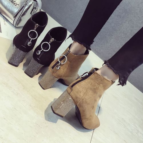 Bottes hiver pour femme Semelles en Caoutchouc - Ref 3248803