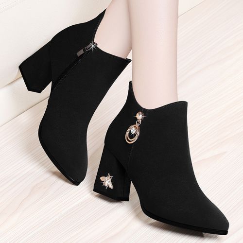 Bottes hiver pour femme ANGEL ANGE VOISIN Semelles en Caoutchouc - Ref 3248935