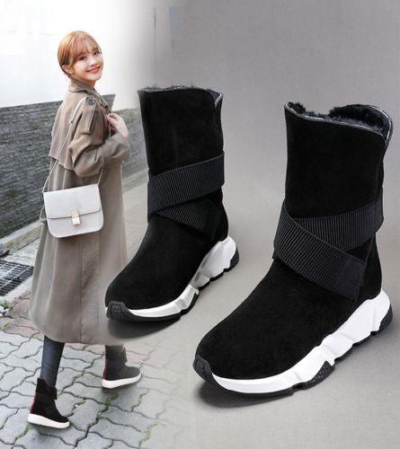 Bottes hiver pour femme STROLLER SINGE PETIT SE PROMENANT Semelles en Caoutchouc - Ref 3249181