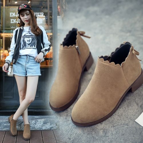 Bottes mi-saison femme BEAUTE MAYYIFU Semelles en Caoutchouc - Ref 3249353