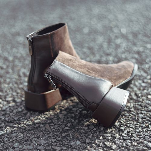 Bottes mi-saison femme Semelles en Caoutchouc - Ref 3249361
