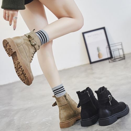 Bottes mi-saison femme Semelles en Caoutchouc - Ref 3249387