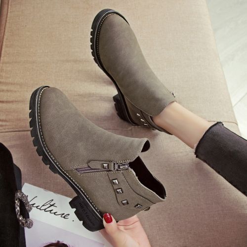 Bottes mi-saison femme Semelles en Caoutchouc - Ref 3249403