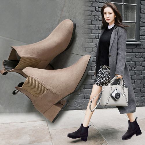 Bottes mi-saison femme Semelles en Caoutchouc - Ref 3249424