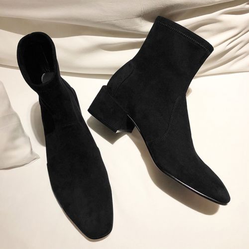 Bottes mi-saison femme CHRISTINE SHEII Semelles en Caoutchouc - Ref 3249436