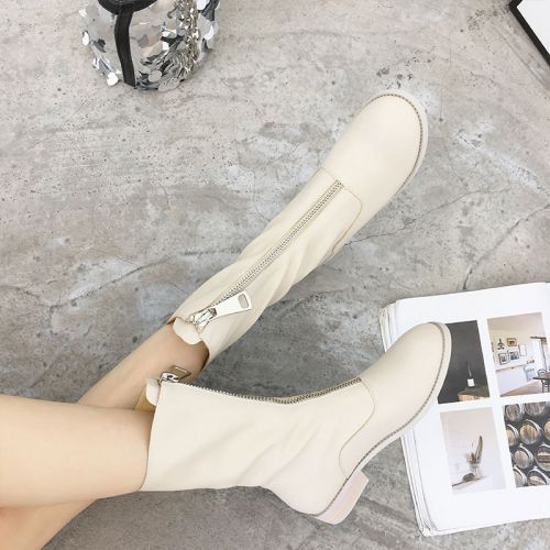 Bottes mi-saison femme Semelles en Caoutchouc - Ref 3249437