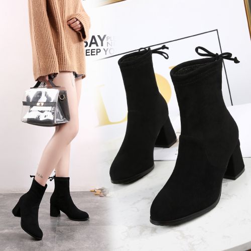 Bottes mi-saison femme Semelles en Caoutchouc - Ref 3249477