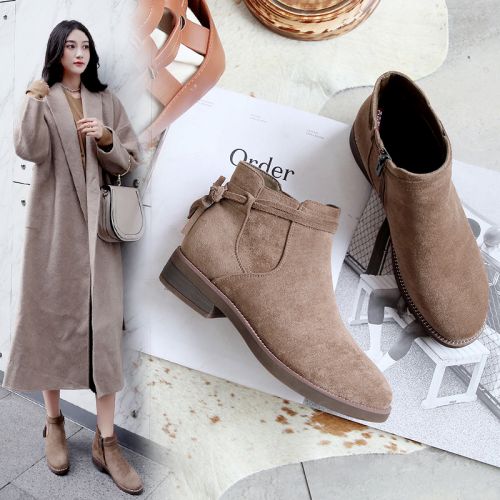 Bottes mi-saison femme Semelles en Caoutchouc - Ref 3249478