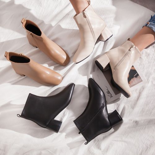 Bottes mi-saison femme TARRYIEE Semelles en Caoutchouc - Ref 3249488
