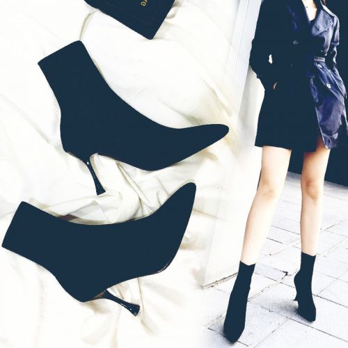 Bottes mi-saison femme Semelles en Caoutchouc - Ref 3249491