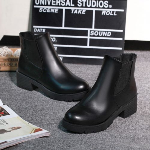 Bottes mi-saison femme BEAUTEA Semelles en Caoutchouc - Ref 3249512