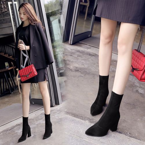 Bottes mi-saison femme Semelles en Caoutchouc - Ref 3249535