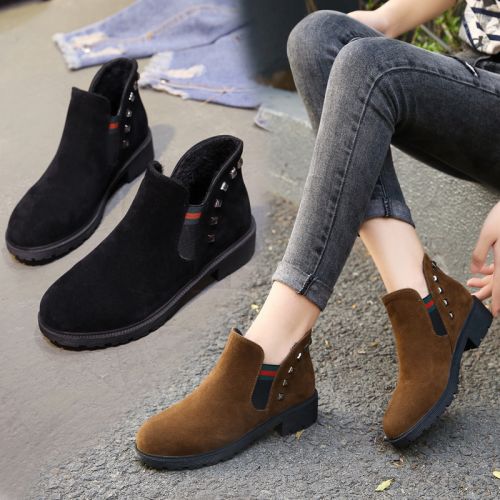 Bottes mi-saison femme Semelles en Caoutchouc - Ref 3249579