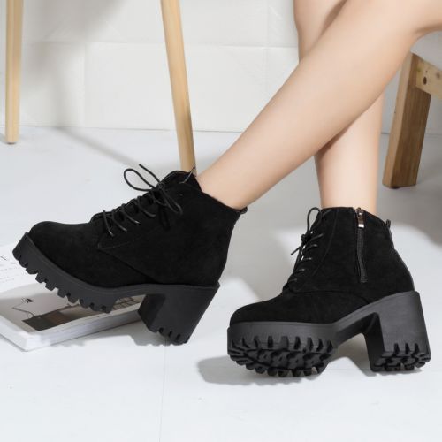Bottes mi-saison femme PAIJIEI Semelles en Caoutchouc - Ref 3249596