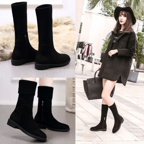 Bottes mi-saison femme Semelles en Caoutchouc - Ref 3249620