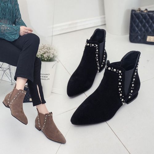 Bottes mi-saison femme Semelles en Caoutchouc - Ref 3249646