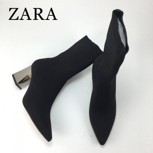 Bottes mi-saison femme ZARA Semelles en Caoutchouc - Ref 3249681