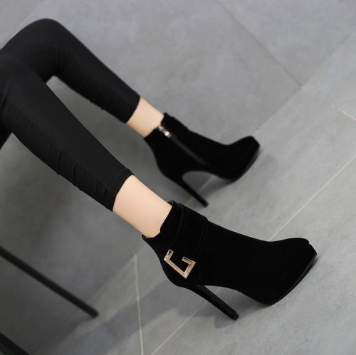 Bottes mi-saison femme Semelles en Caoutchouc - Ref 3249688