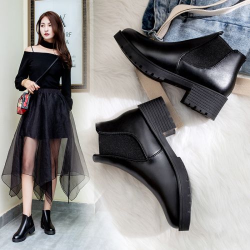 Bottes mi-saison femme Semelles en Caoutchouc - Ref 3249723