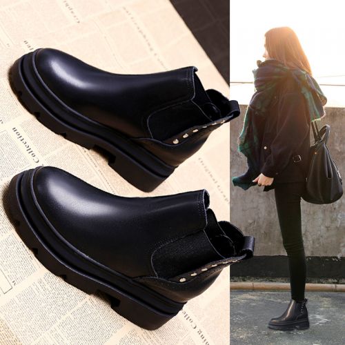 Bottes mi-saison femme Semelles en Caoutchouc - Ref 3249740