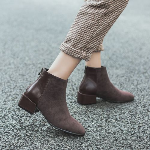 Bottes mi-saison femme Semelles en Caoutchouc - Ref 3249746