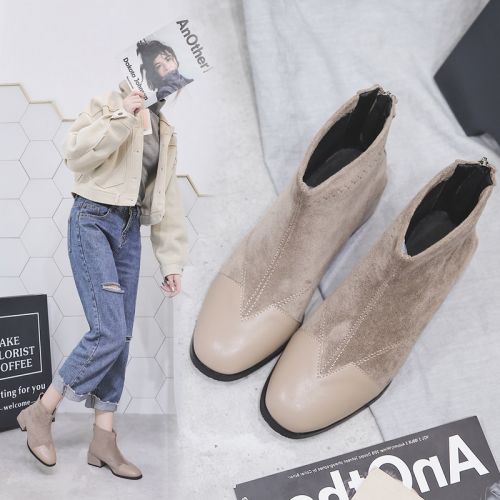 Bottes mi-saison femme Semelles en Caoutchouc - Ref 3249754