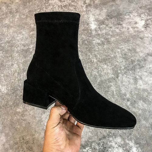 Bottes mi-saison femme OCANDY Semelles en Caoutchouc - Ref 3249756