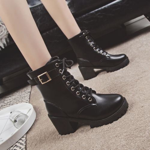 Bottes mi-saison femme Semelles en Caoutchouc - Ref 3249765