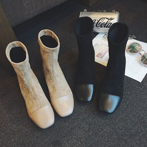 Bottes mi-saison femme Semelles en Caoutchouc - Ref 3249784
