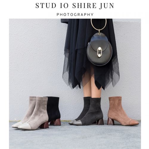 Bottes mi-saison femme STUDIOSHIRE JUN COMTE FILLE en TPR - Ref 3249785