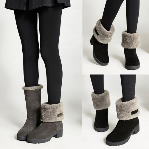 Bottes mi-saison femme Semelles en Caoutchouc - Ref 3249787