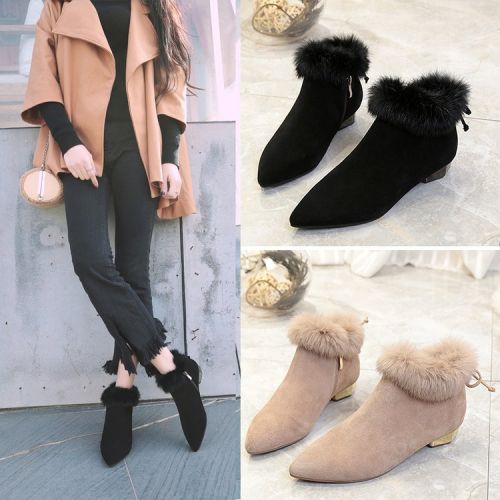 Bottes mi-saison femme Semelles en Caoutchouc - Ref 3249795