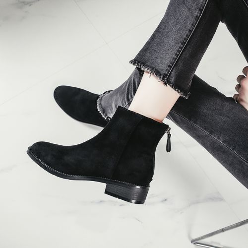 Bottes mi-saison femme Semelles en Caoutchouc moussant - Ref 3249796