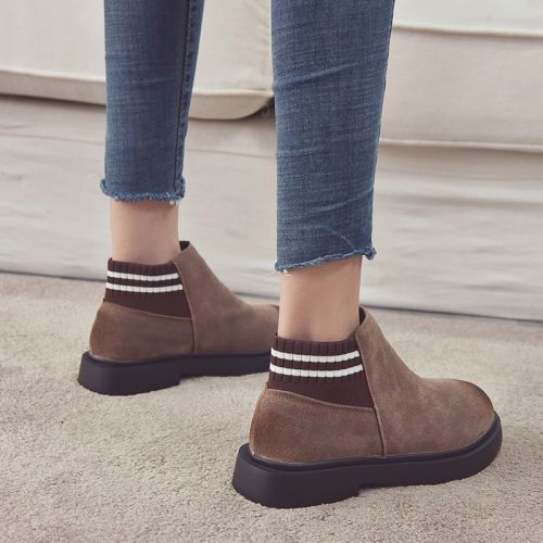 Bottes mi-saison femme Semelles en Caoutchouc - Ref 3249798