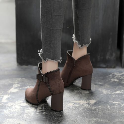 Bottes mi-saison femme Semelles en Caoutchouc - Ref 3249800