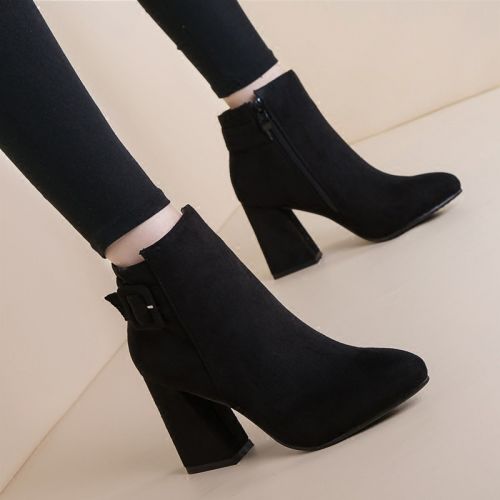 Bottes mi-saison femme Semelles en Caoutchouc - Ref 3249826